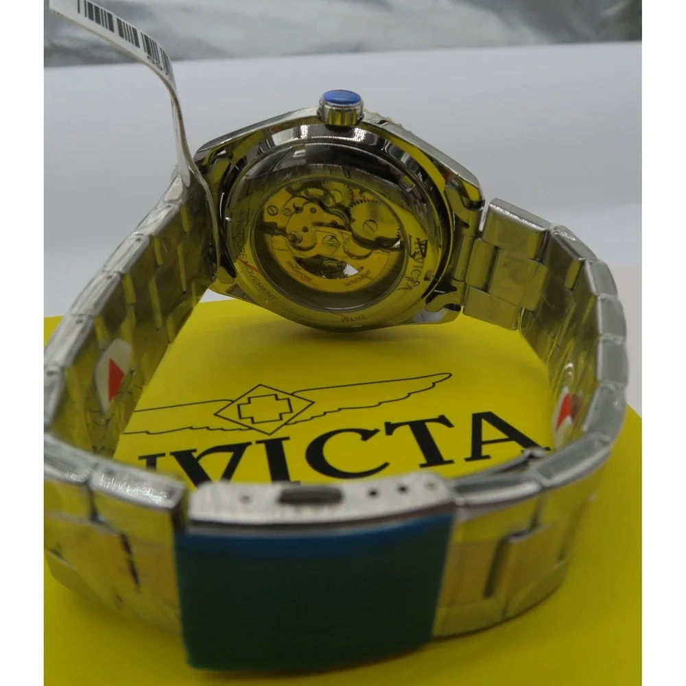 Invicta Objet D Art Glyph Automatic Men's Watch w/ Skeleton Dial - 43mm Two Tone